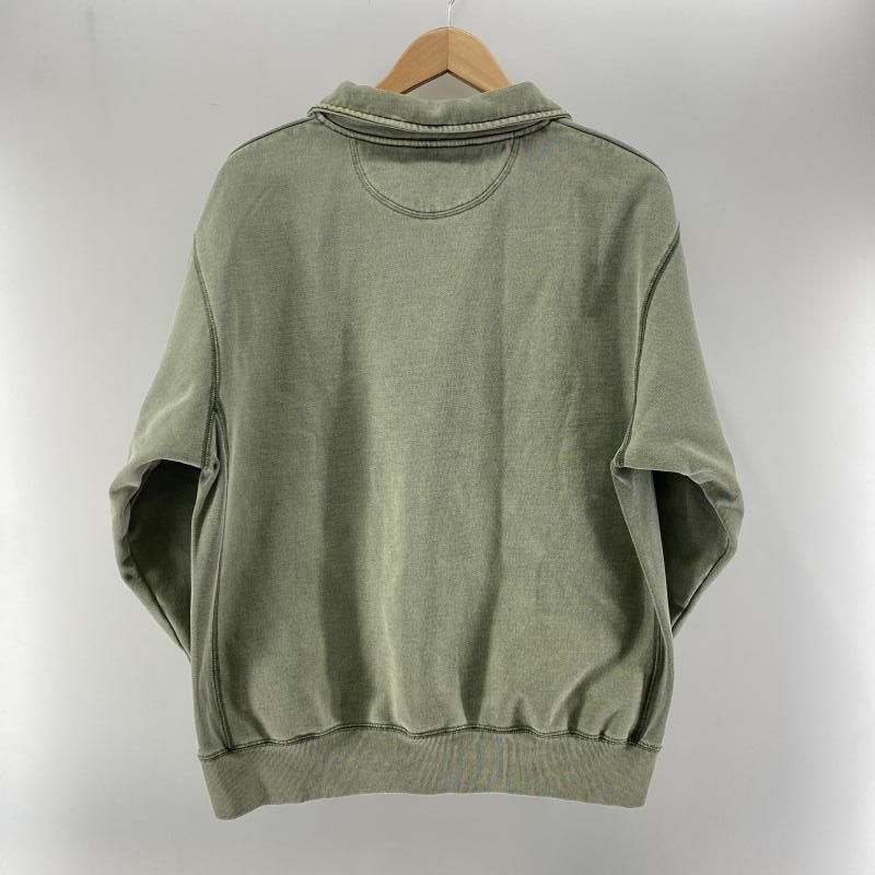 BARNS ピグメント スキッパースウェット M カーキ バーンズ 24