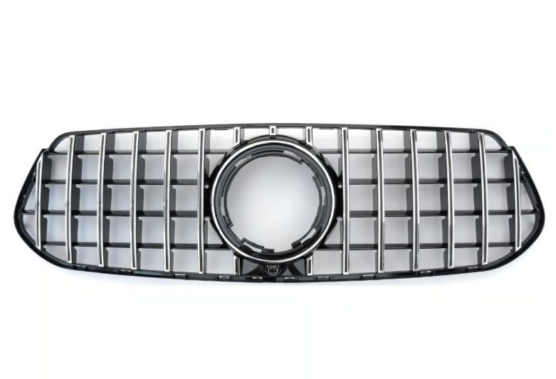 ベンツ W167 GLEクラス 後期 GLE300d GLE400d GLE450d GLE450 24y〜 パナメリカーナグリル ブラック クローム 縦フィン ラジエーター ラジエター グリル 4917