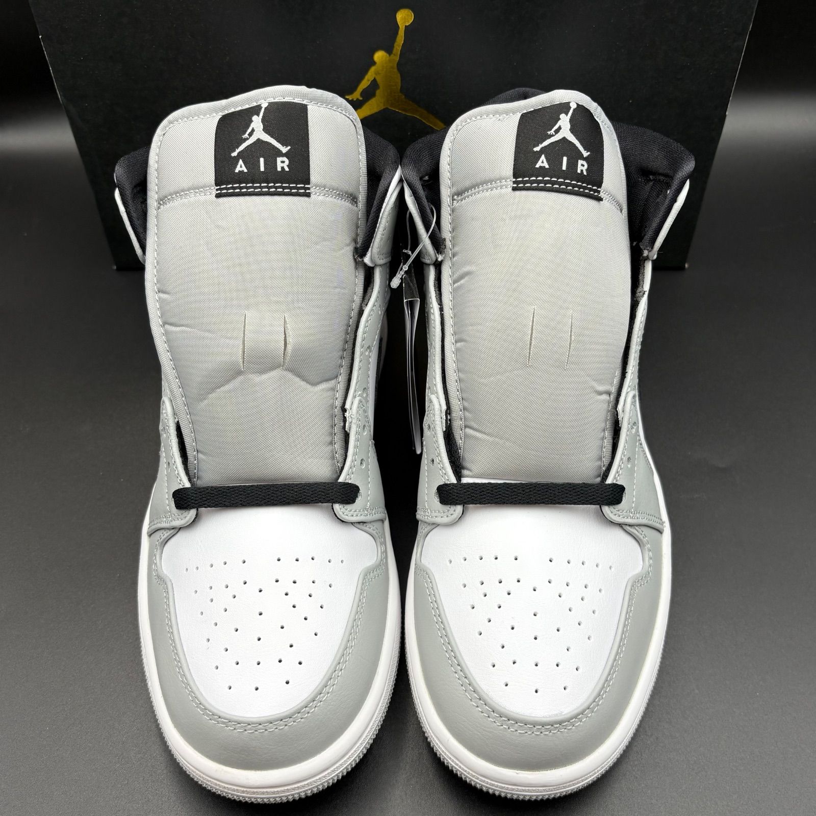 ナイキ 26.5㎝ AIR JORDAN ジョーダン ホワイト グレ- エナメル NIKE ナイキ AIR JORDAN 1 RETRO HIGH OG エアジョーダン1