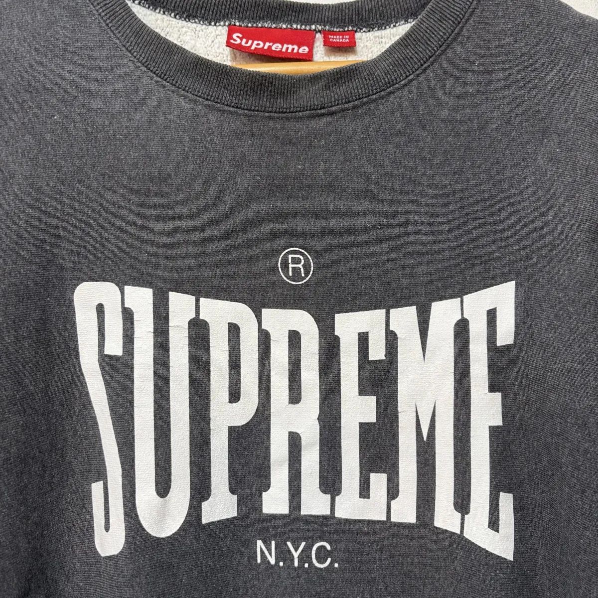 00's supreme boxlogo crew sweat XL カナダ製