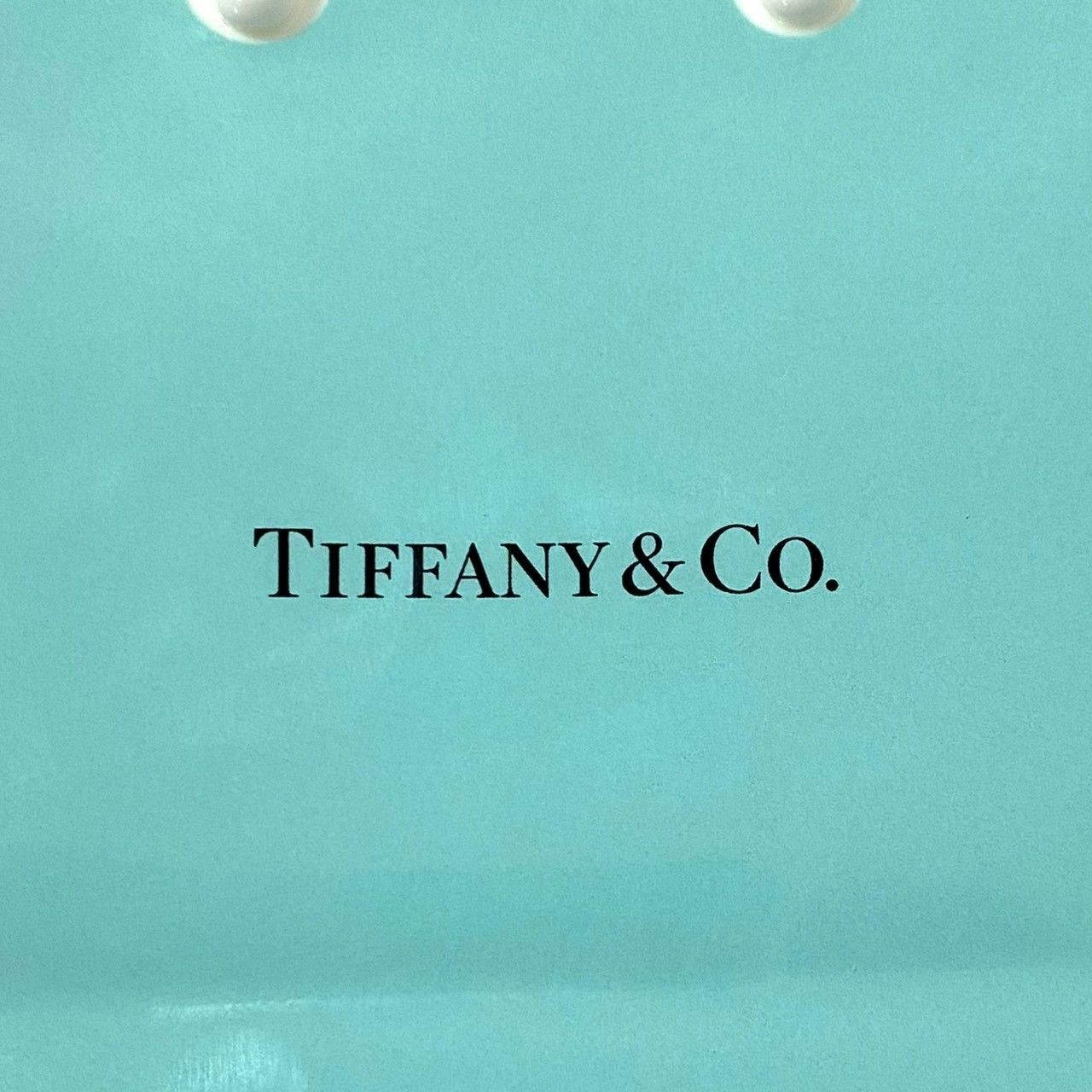 M【TIFFANY&Co.】陶器 ショッパー 小物入れ ショッピングバッグ