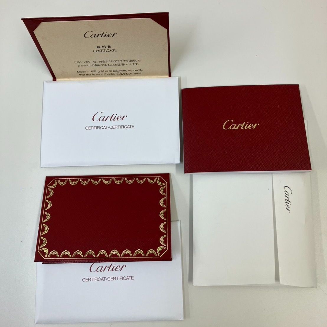 Cartier カルティエ ペアリング 空箱 ジュエリーボックス リングケース
