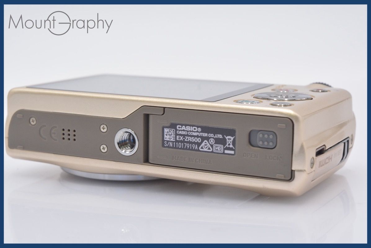 ☆極上美品☆ カシオ CASIO EXILIM EX-ZR500 12.5x バッテリー付属