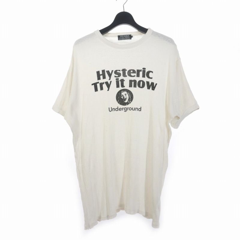 ヒステリックグラマーHYSTERIC GLAMOURヒスガールTシャツ白フリー ヒステリックグラマー HYSTERIC GLAMOUR Tシャツ ヒスガール