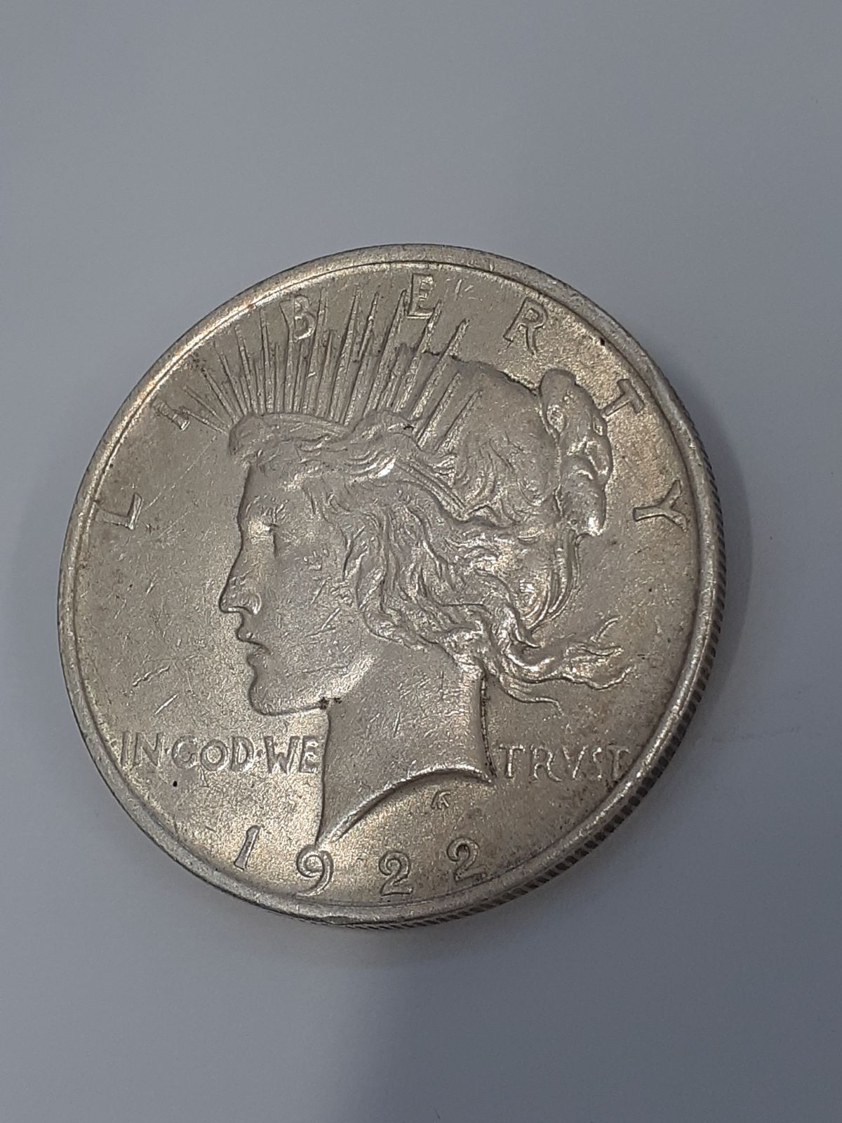 0704N5】1922 Silver Morgan Dollar $1 モルガンダラー 銀貨