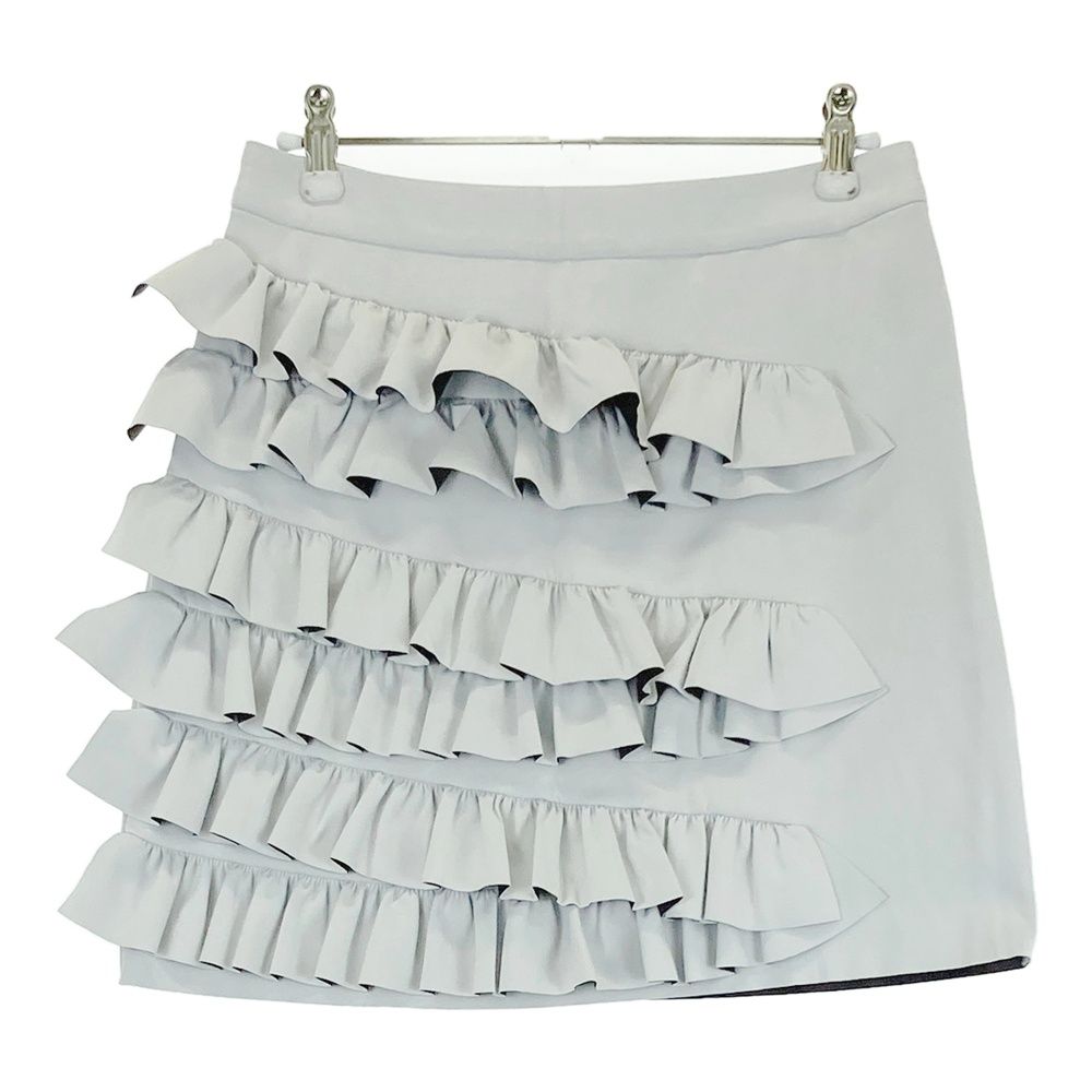 サイズ M MARK-LONA マークアンドロナ BLACK BOX フリルスカート グレー系 240001332069 ゴルフウェア レディース ストスト