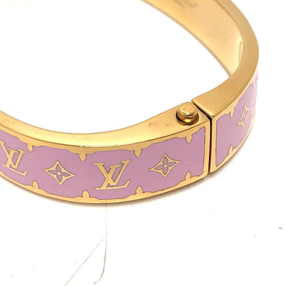 LOUIS VUITTON ブレスレット リジット ナノグラム バングル カフ