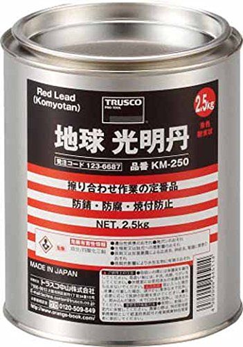 【新品・在庫限即納】TRUSCO ＴＲＵＳＣＯ　光明丹２．５Ｋｇ KM-250 1236687