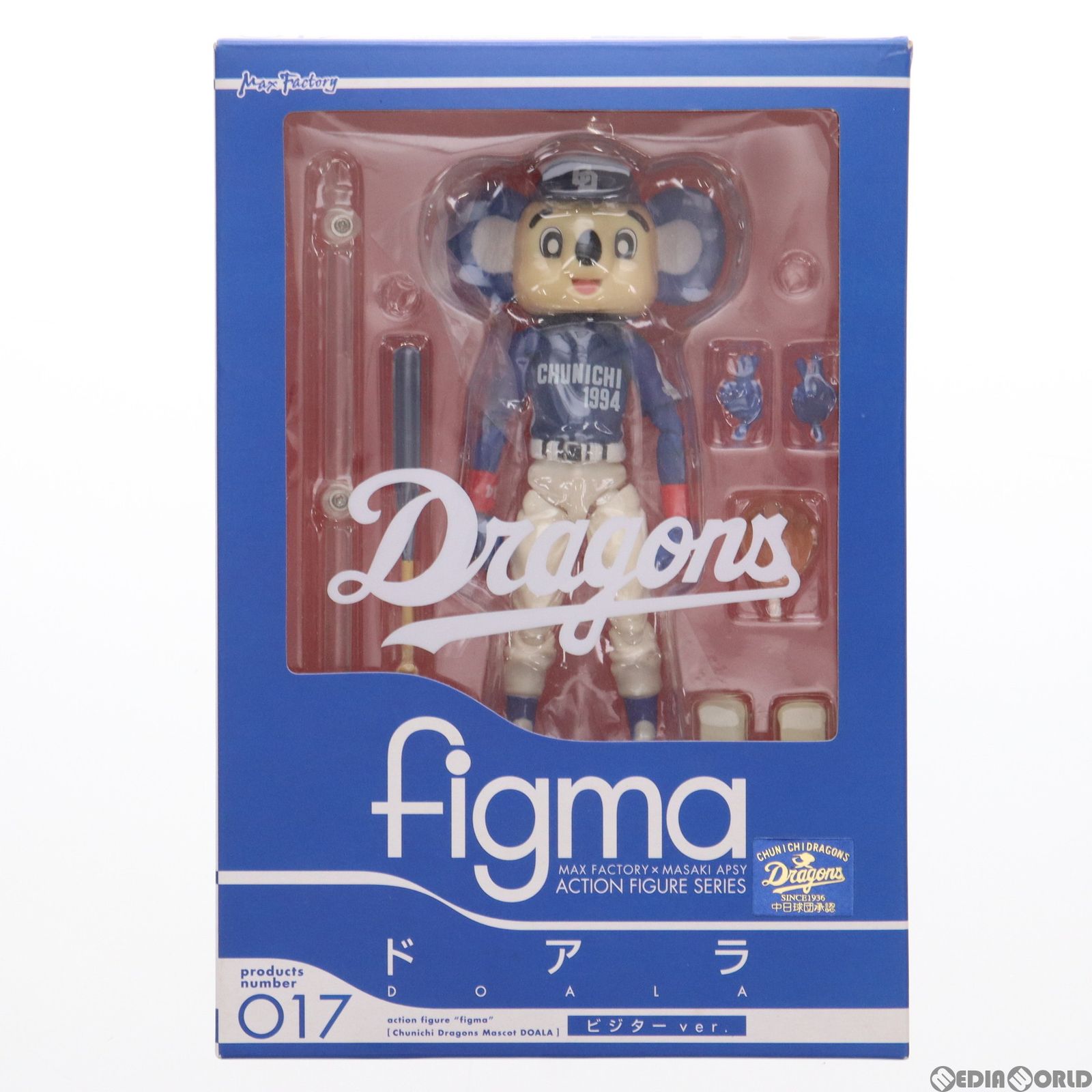 ドアラ figma ドラゴンズ ホーム&ビジター　2体セット figma(フィグマ) 017 ドアラ ビジターver. 中日ドラゴンズマスコット
