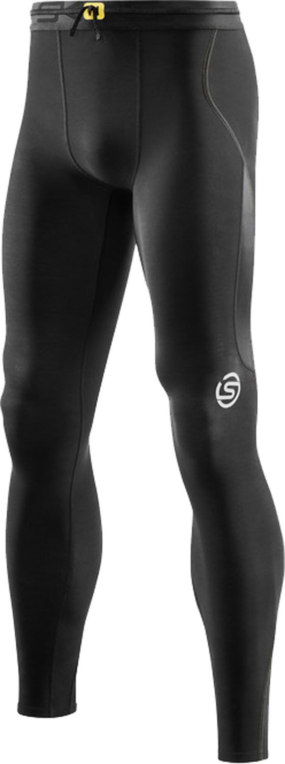 スキンズ SKINS SERIES-3 メンズサーマルロングタイツ スパッツ インナー 男性 コンプレッション 段階着圧 リカバリー 保温性 裏起毛 スキー ランニング ハイキング 18171312 019 ブラック