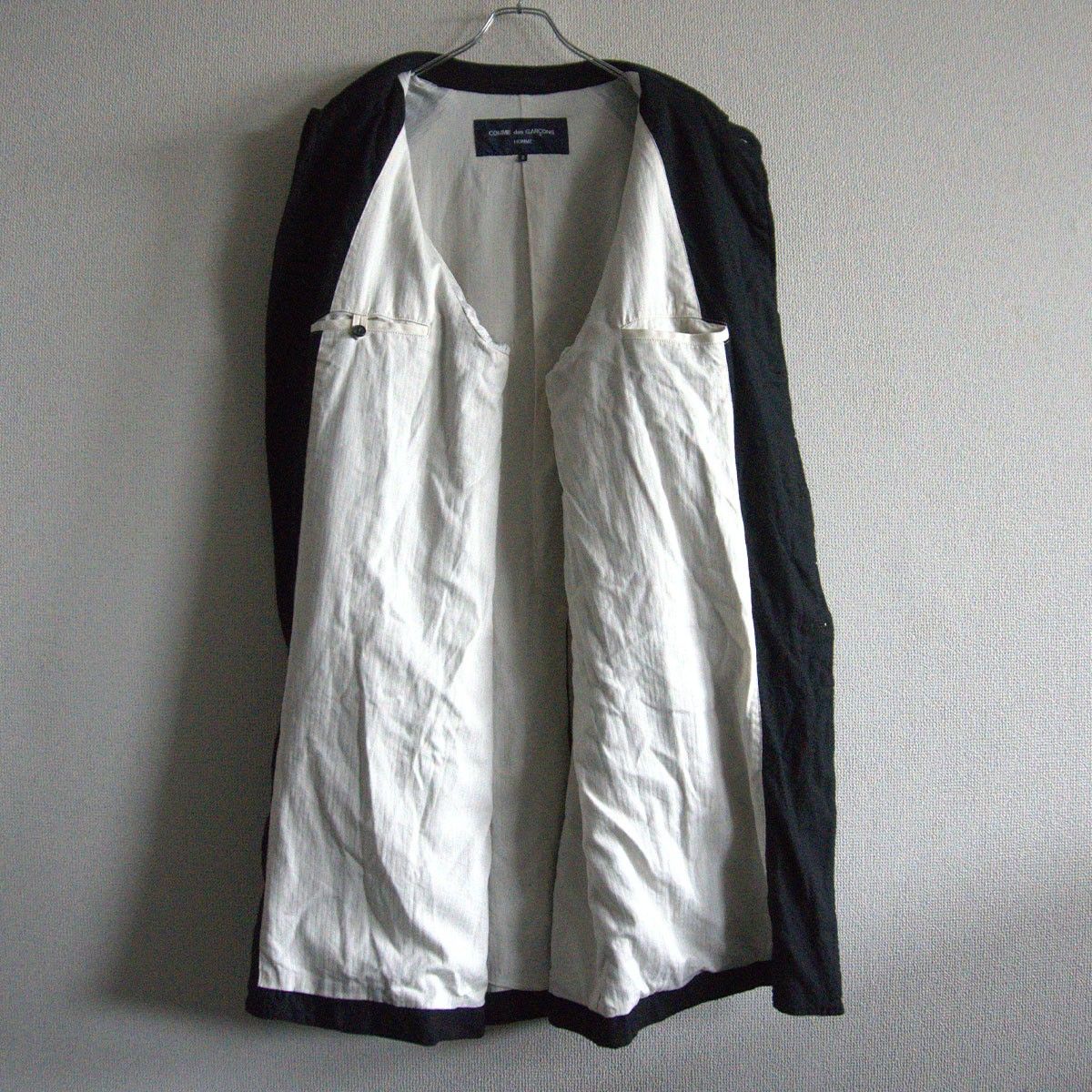 コムデギャルソンオム　ウール　ステンカラーコート 23AW】COMME des GARCONS HOMME【製品縮絨 ステンカラーコート