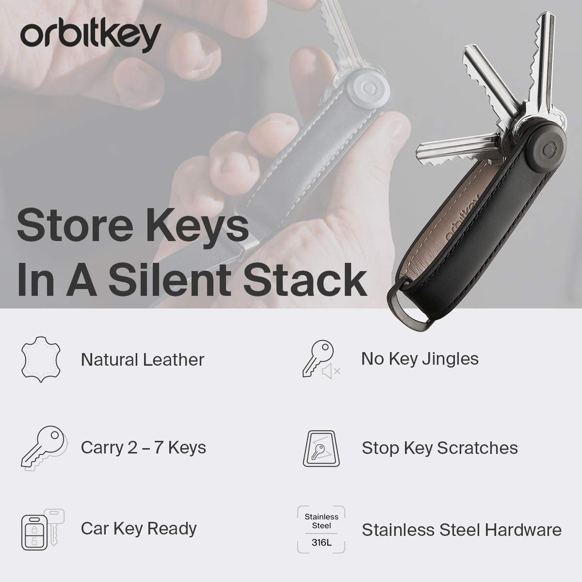 数量限定】Orbitkey 2.0 プレミアムレザー US サイズ: One Size カラー