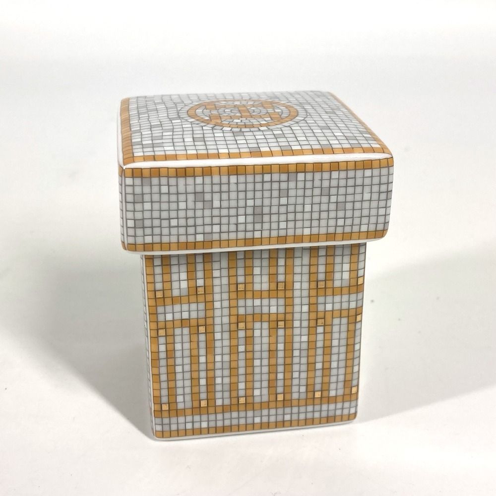 HERMES モザイク 24 ゴールド PM小物入れ 陶器 - メルカリ