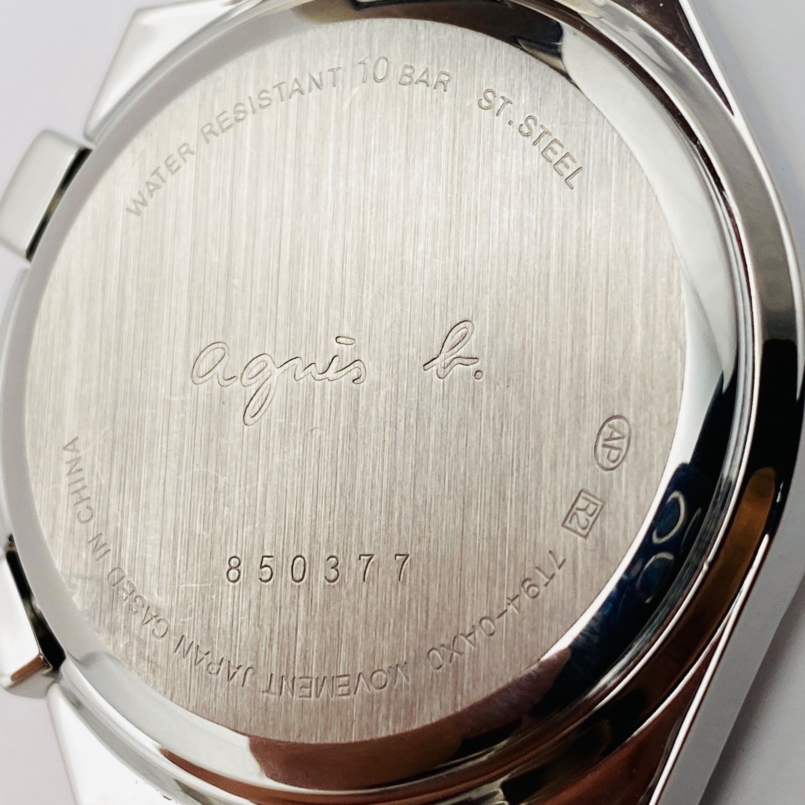 T141）美品 稼動品 SEIKO セイコー 7T94-0AX0 agnes-b アニエスベー 