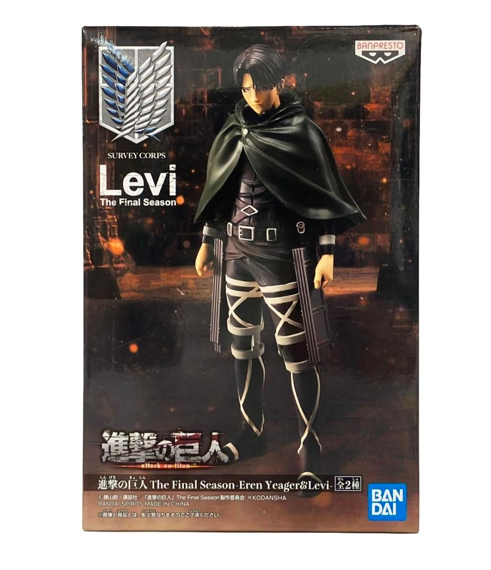美品 進撃の巨人 フィギュア リヴァイ バンダイ
