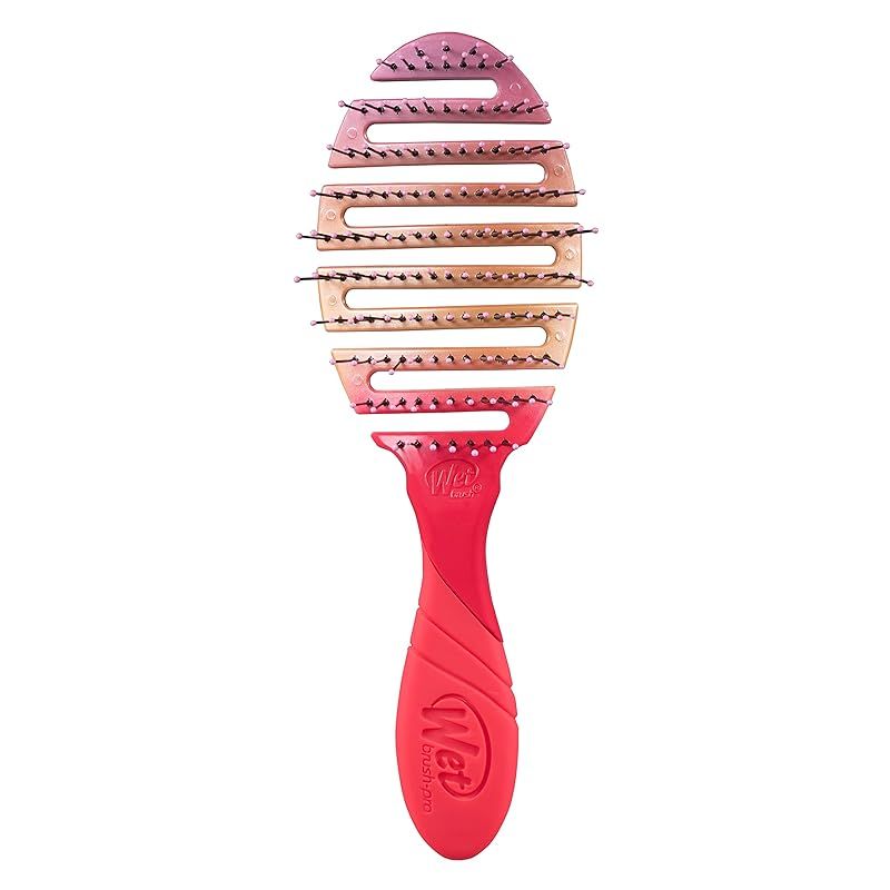 Wet Brush WetBrush(ウェットブラシ) プロ フレックスドライ ヘアブラシ コーラルオンブレ 1個 (x 1)