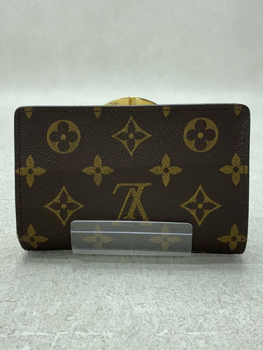 LOUIS VUITTON ポルト・モネ・ビエ・ヴィエノワ_モノグラム・キャンバス_BRW PVC ブラウン メンズ M61663 - メルカリ