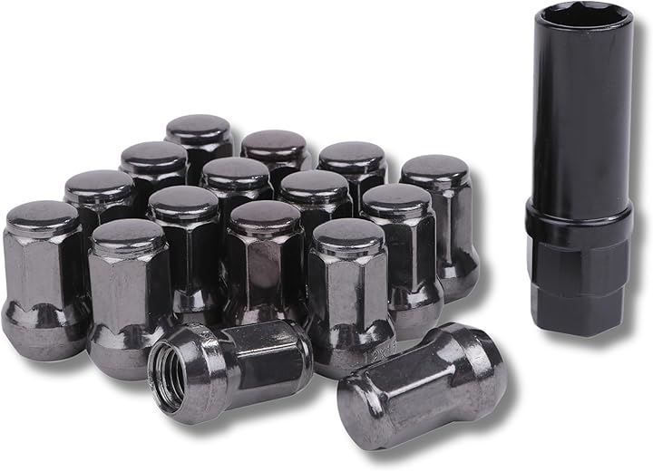 Partools ロック ナット チタンカラー 車用 タイヤホイールナット M12 