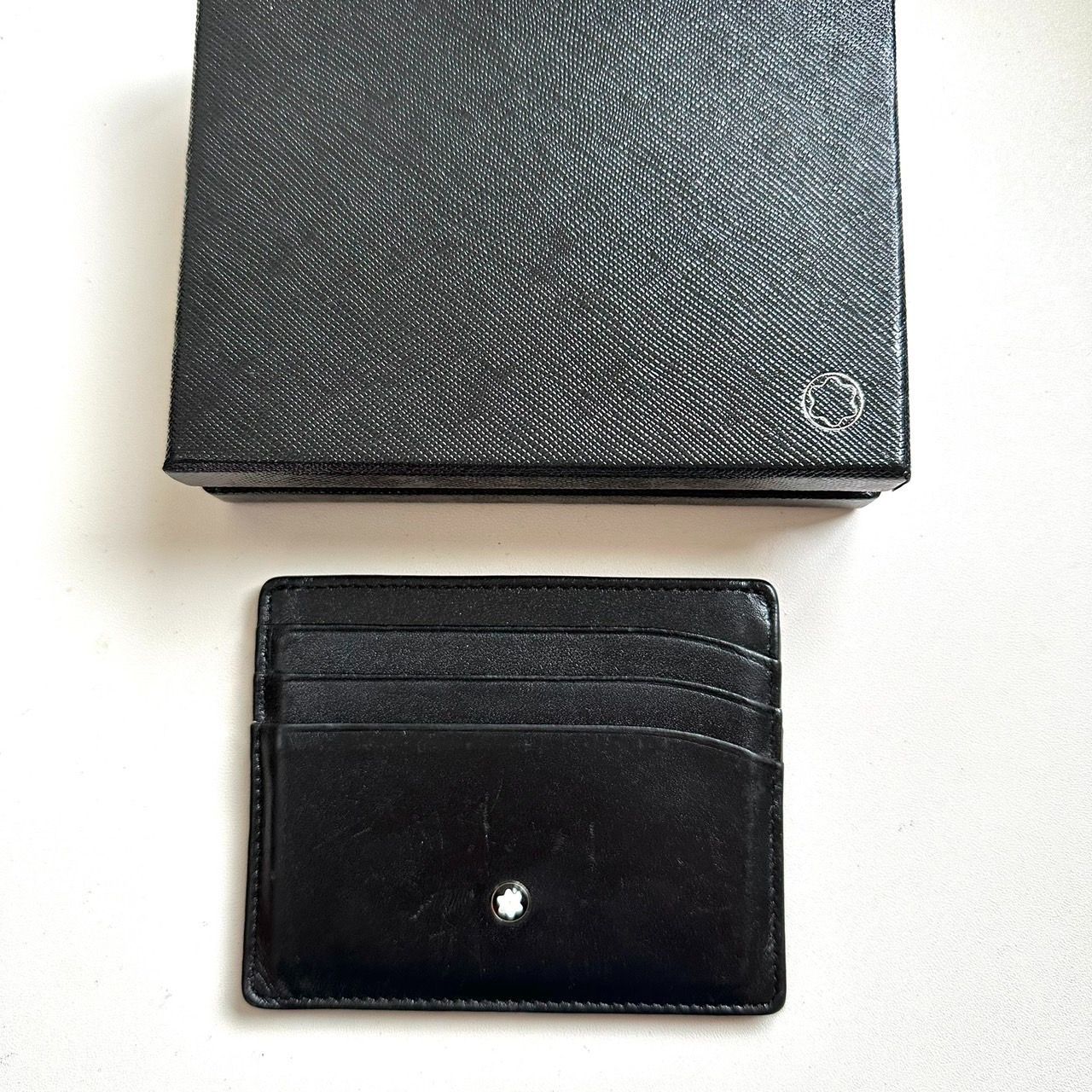 【未使用品】MONTBLANC モンブラン カードケース パスケース レザー