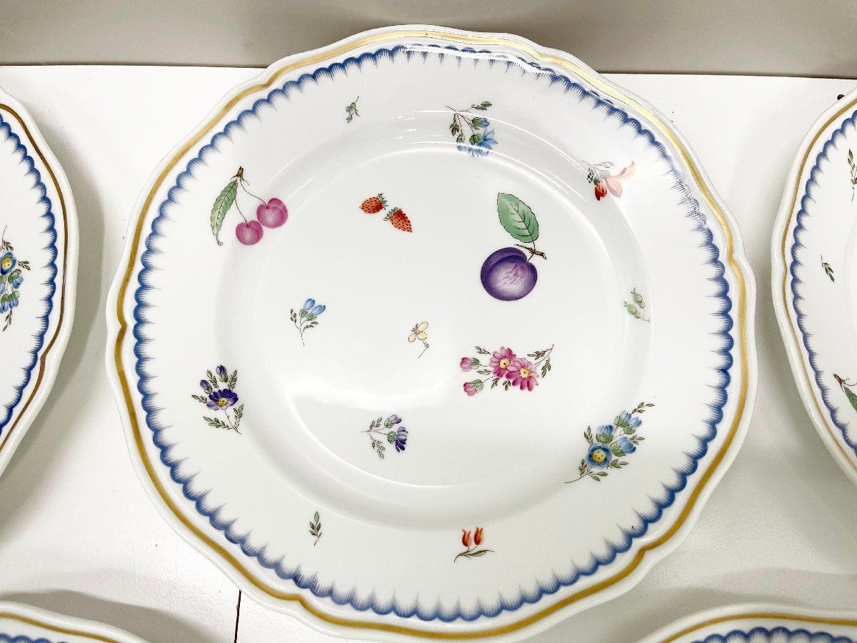  リチャードジノリ Richard Ginori ディナープレート イタリアンフルーツ 皿 食器 セット 直径24 cm フラワー アンティーク 他377 箸 牛刀 皿 食器