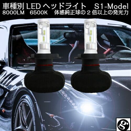 送料無料 S ティーダ N17 H24.10～H26.10 H4 HI/Lo切替 車種別で簡単 最新型 LEDヘッドライト 左右2個セット　新基準車検対応6500k 8000LM　HIDと同等発光量 安価な類似品にご注意