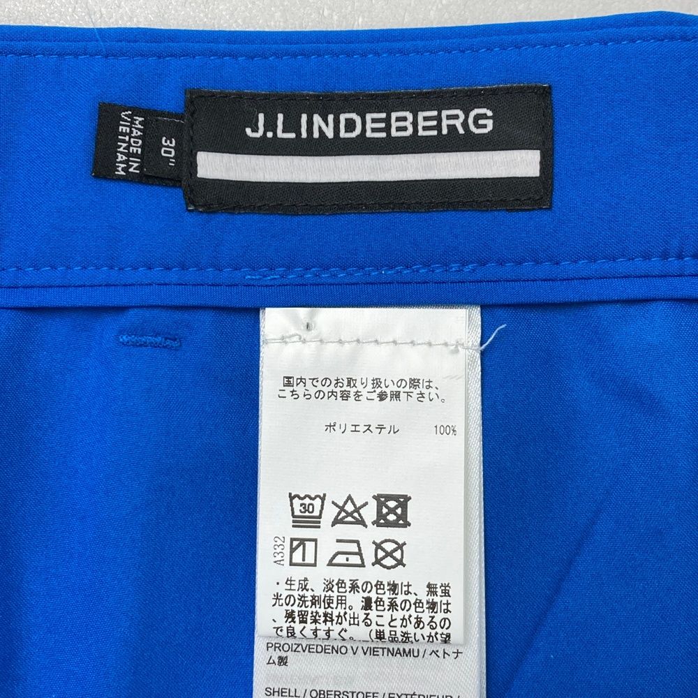 サイズ：30 J.LINDEBERG ジェイリンドバーグ  ハーフパンツ  ブルー系 [240101489028] ゴルフウェア メンズ ストスト サイズ：30 J.LINDEBERG ジェイリンドバーグ ハーフパンツ