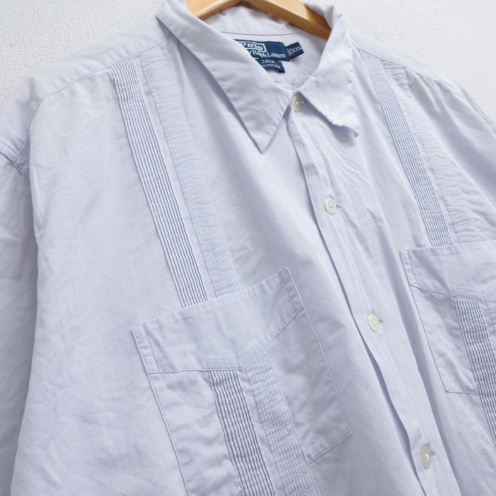 XL/古着 ラルフローレン 半袖 ブランド キューバ シャツ メンズ