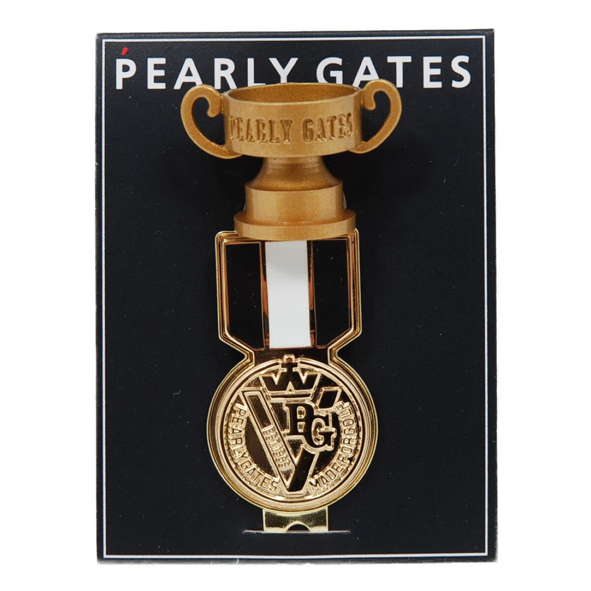 未使用品 パーリーゲイツ PEARLY GATES マーカー ゴールド 立体マーカー トロフィー