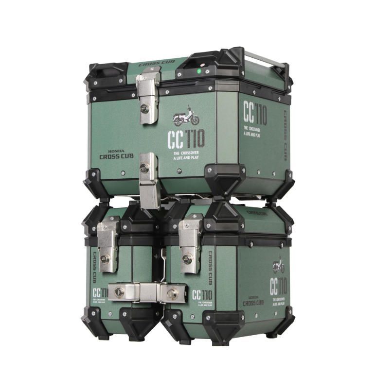  2025 特売 バーゲン! 18LサイドボックスCC110 pg-1三箱アルミ合金バイクアップリケ尾箱電働車尾箱トランク 左右二つ 【安値通販】