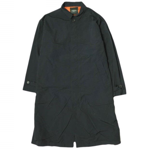 UN アンユーズド 19AW 日本製 NYLON COAT ナイロンステンカラーコート US1670 2 ブラック バルカラー アウター g22673