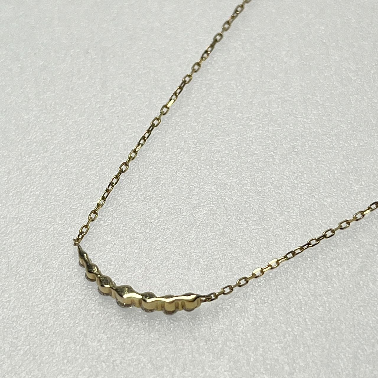 アガット agete K18 7P ダイヤモンド ネックレス 約1.4g アガット agete K18 7P ダイヤモンド ネックレス 約1.4g - メルカリ