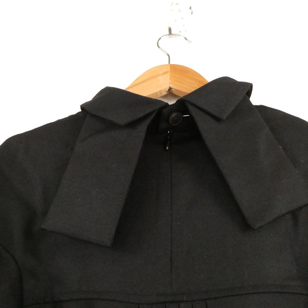 美品 ENFOLD エンフォルド BACK-TIE PULLOVER ブラックタイプル