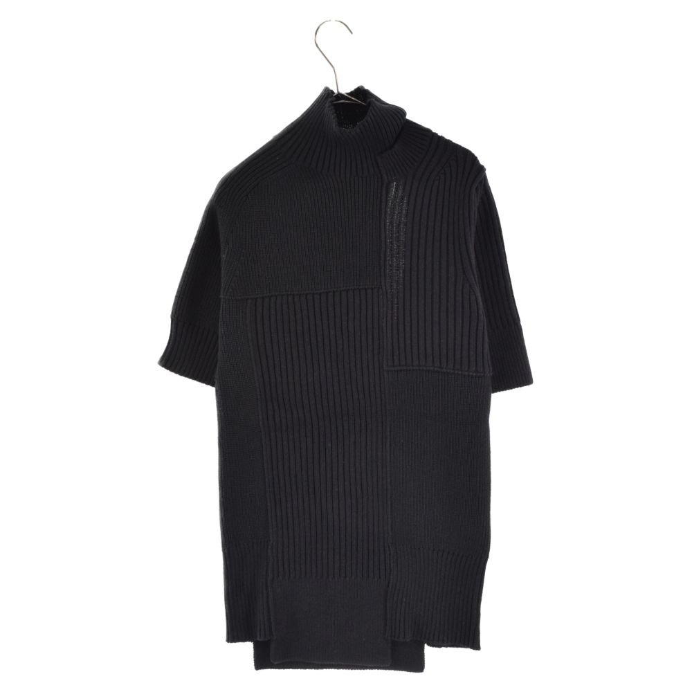 sacai - sacai 21AW ニット セーター 半袖 ハイネック リブ 21-05408 sacai 21AW ニット セーター 半袖 ハイネック リブ 21-05408