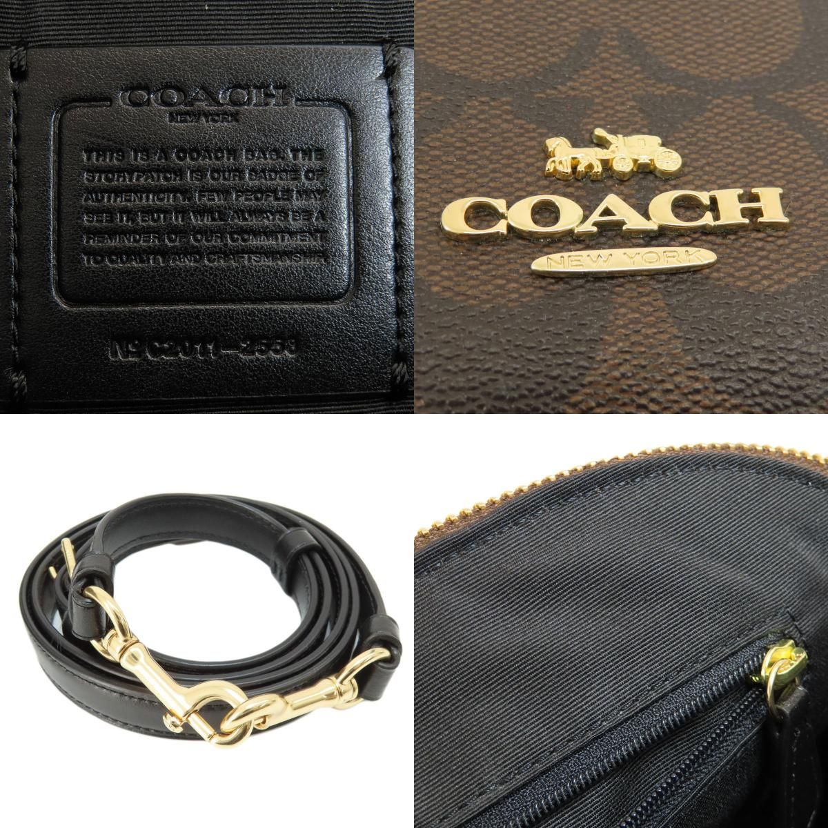 COACH コーチ 2558 シグネチャー 2WAY ハンドバッグ PVC レディース - メルカリ