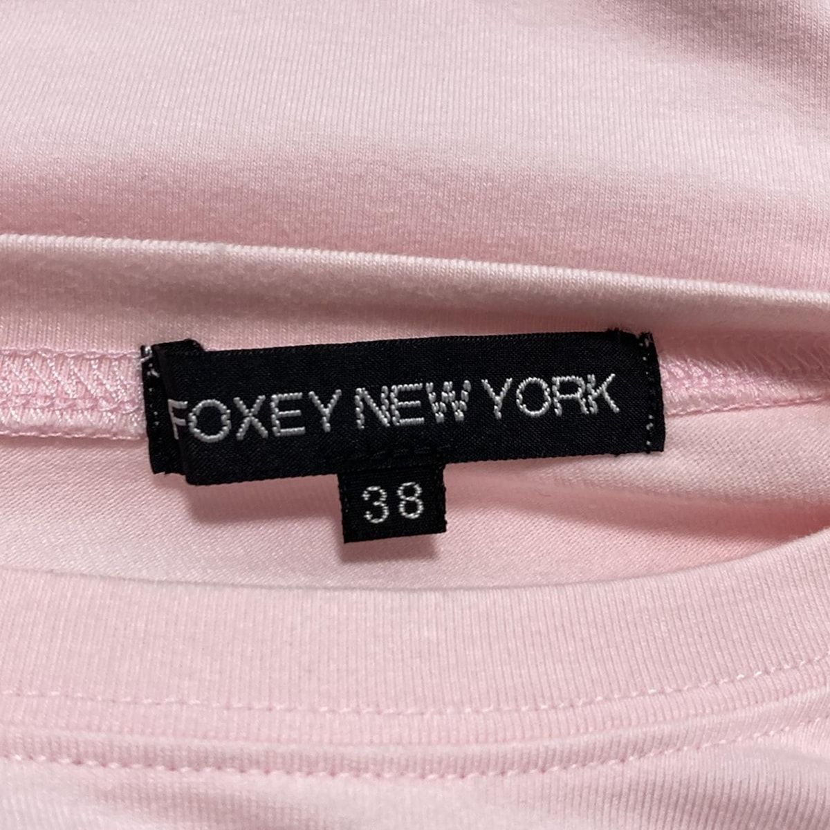 新品 フォクシーニューヨーク カーディガン 38くすみピンク 新品 フォクシーニューヨーク カーディガン 38くすみピンク