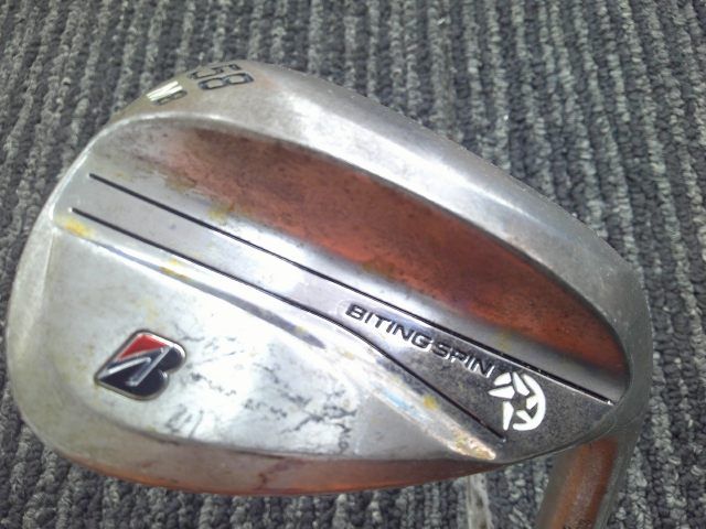 中古 ウェッジ ブリヂストン BITING SPIN ノーメッキ 58-8/DG　TOUR ISSUE　EX/S200/58[8724]博多
