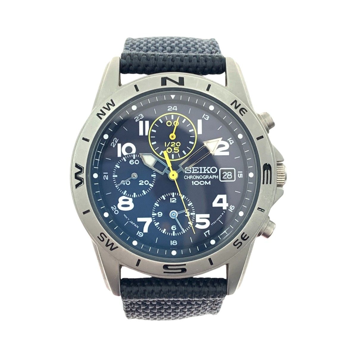 腕時計 SEIKO セイコー クロノグラフ デイト 7T92 SND377P Seiko Green Men's Watch - SND377P for sale online | eBay