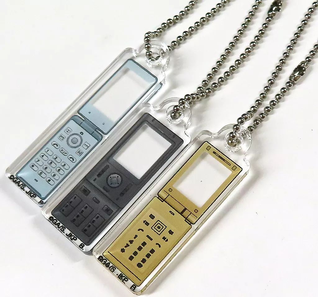 中古】キーホルダー 五条悟＆夏油傑＆家入硝子 携帯電話アクリル