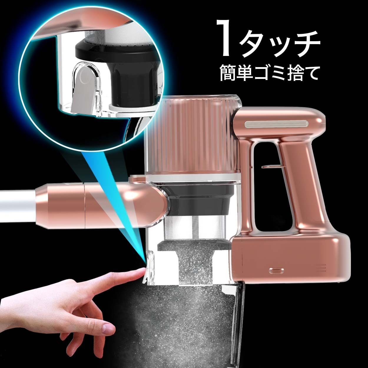 生活家電 【メーカー直販】SOUYI 掃除機 コードレス スティック