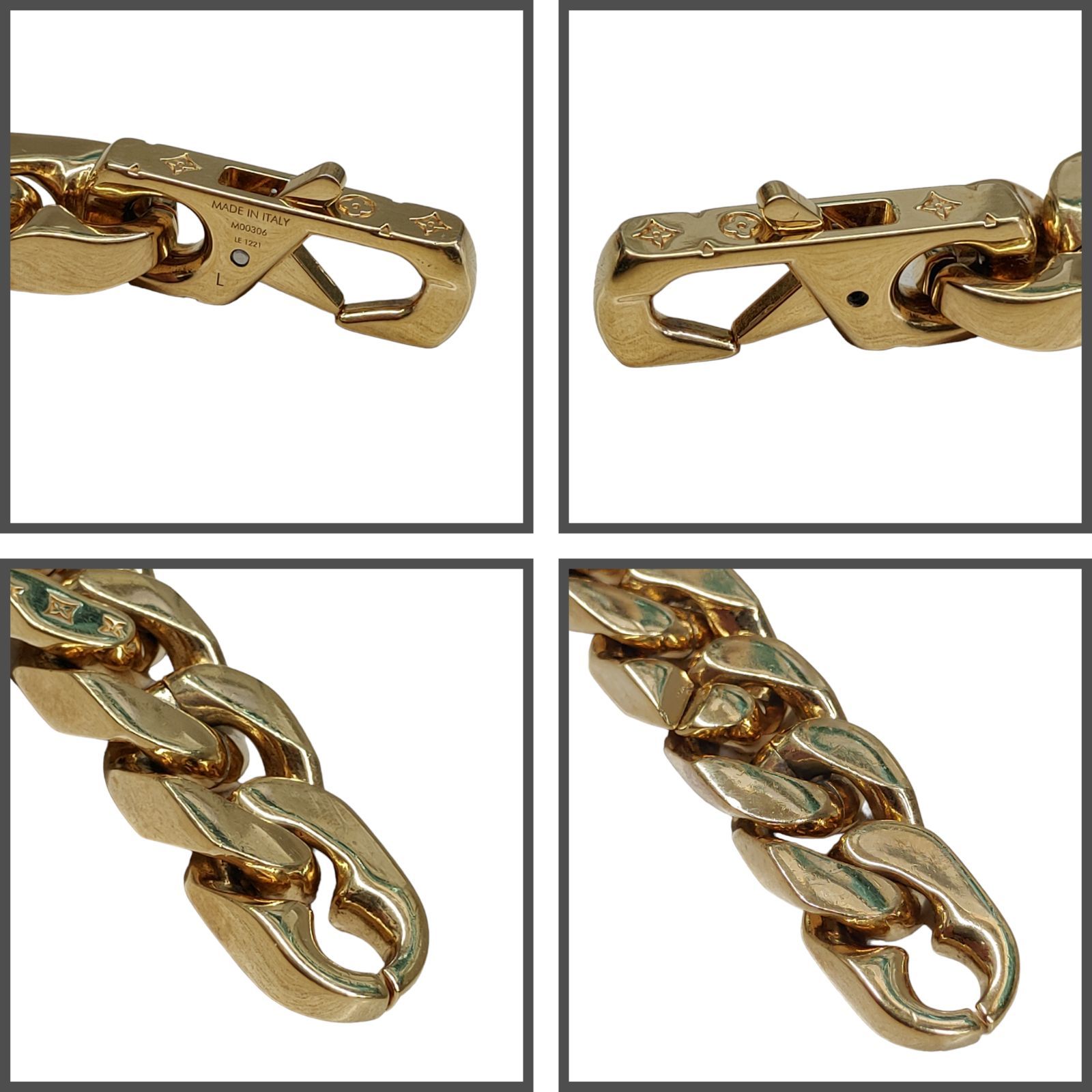 Louis Vuitton】ルイヴィトン『ブラスレ チェーンリンクス』M00306