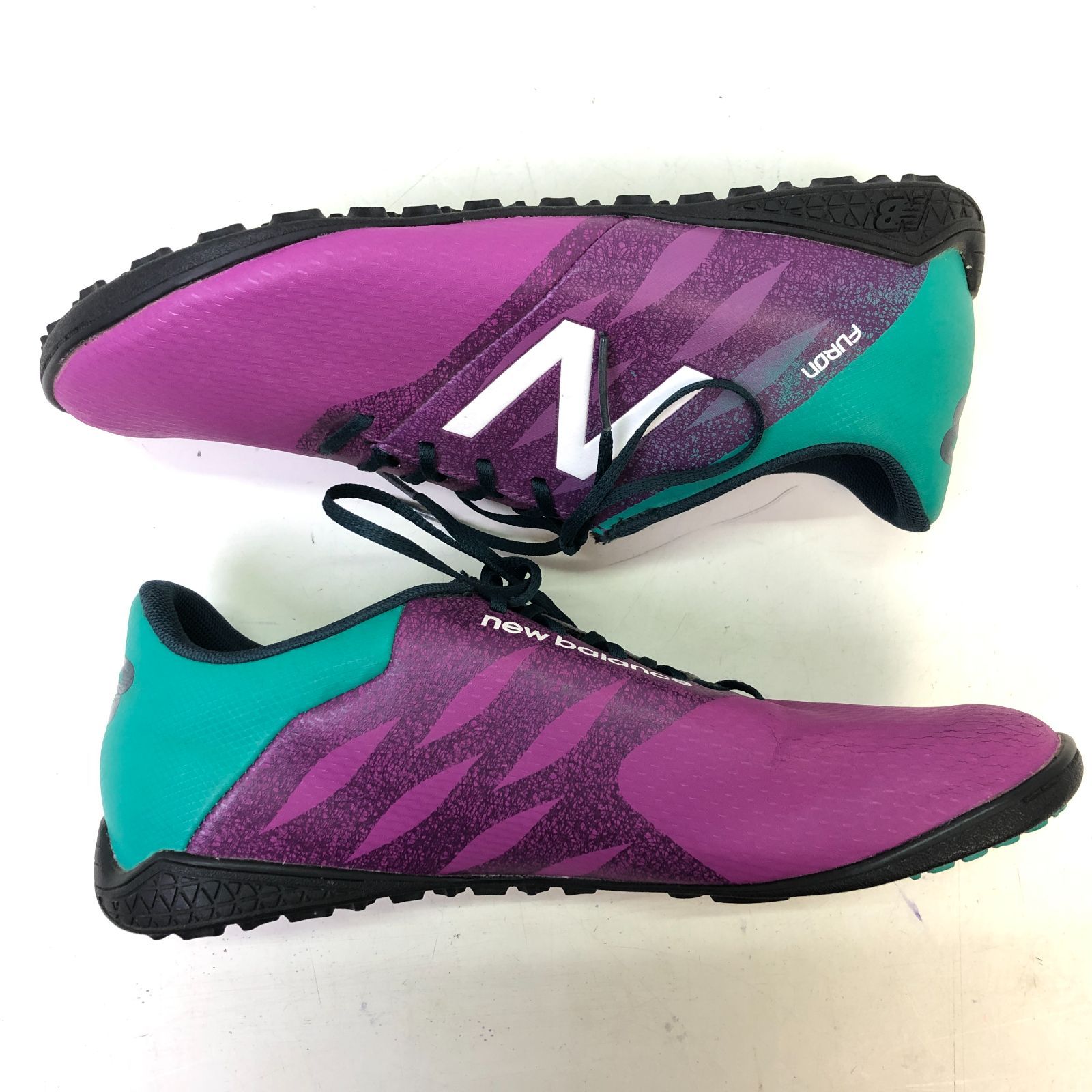 01m2532 NewBalance ニューバランス FURON DISPATCH TF フューロン サッカースパイク 25.5cm メンズ  スニーカー シューズ パープル 紫 中古品 - メルカリ