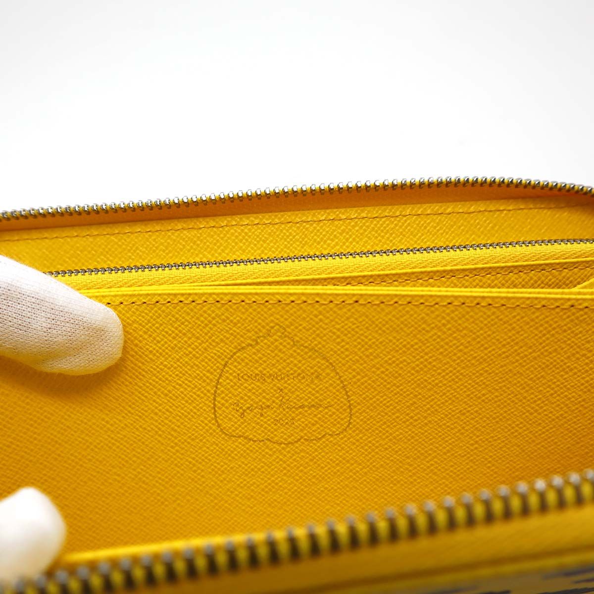 ルイヴィトン LV × YK ジッピーウォレット ラウンドファスナー