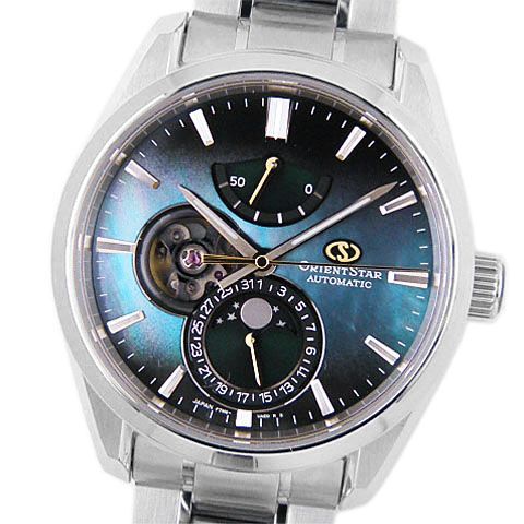 オリエントスター ORIENT STAR メンズ腕時計 メカニカル ムーンフェイズ 70周年記念 モデル RK-AY0006A 自動巻 パワーリザーブ マザーオブパール 星雲