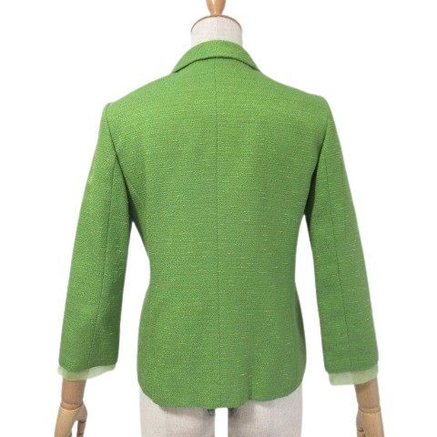 レディース 美品 MAX MARA イタリア製 ウール テーラードジャケット 