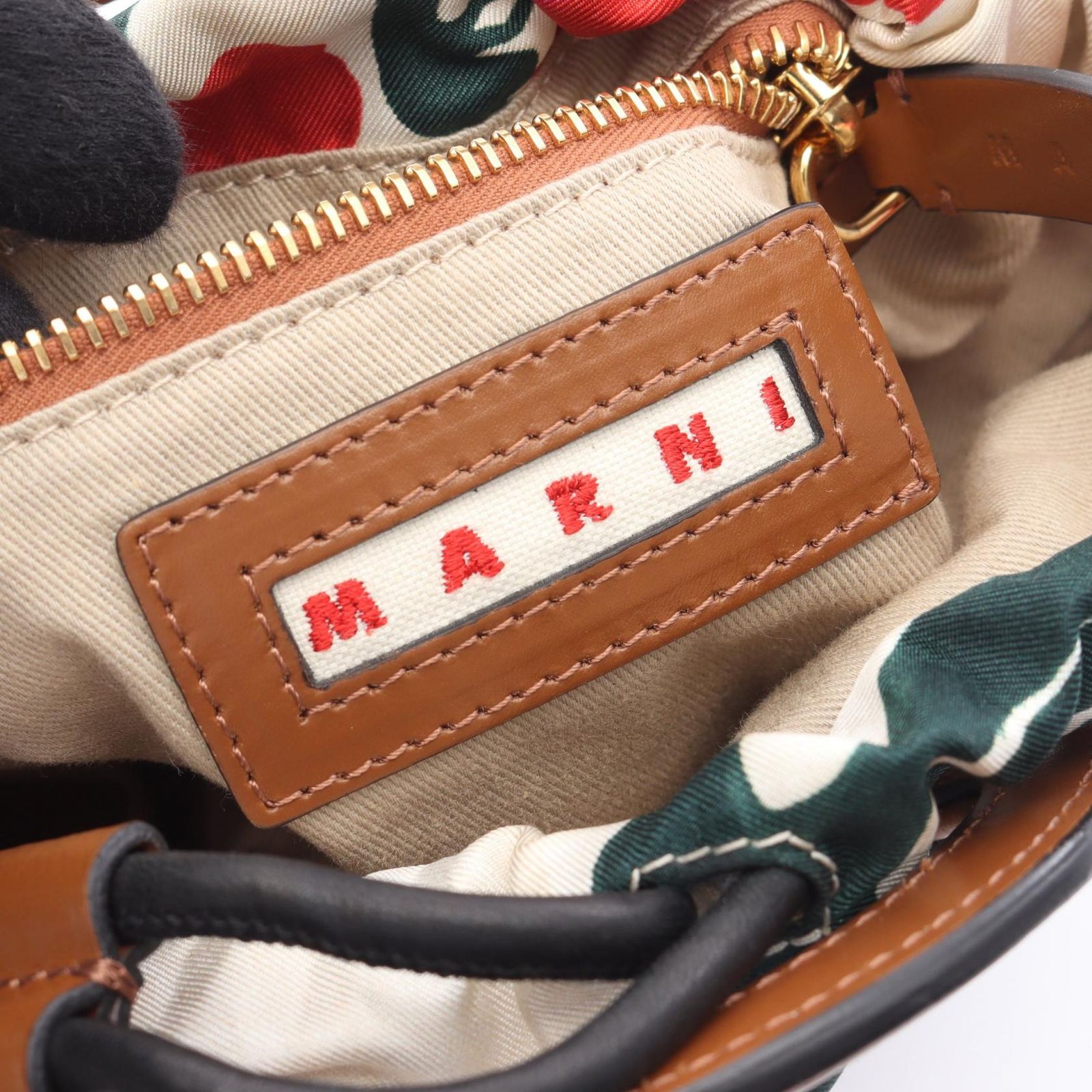 マルニ MARNI ハンドバッグ トロピカルプリント バスケットバッグ 