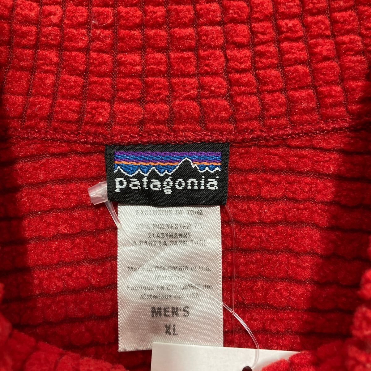 patagonia ハーフジップ フリースジャケット XL レッド パタゴニア アウトドア 古着卸 アメリカ仕入 a606-6879