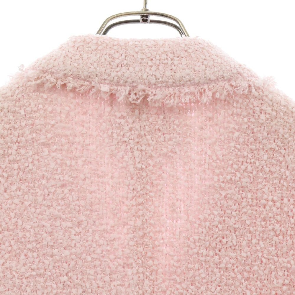 CHANEL (シャネル) ツイード ジャケット ピンク #36 ココボタン  