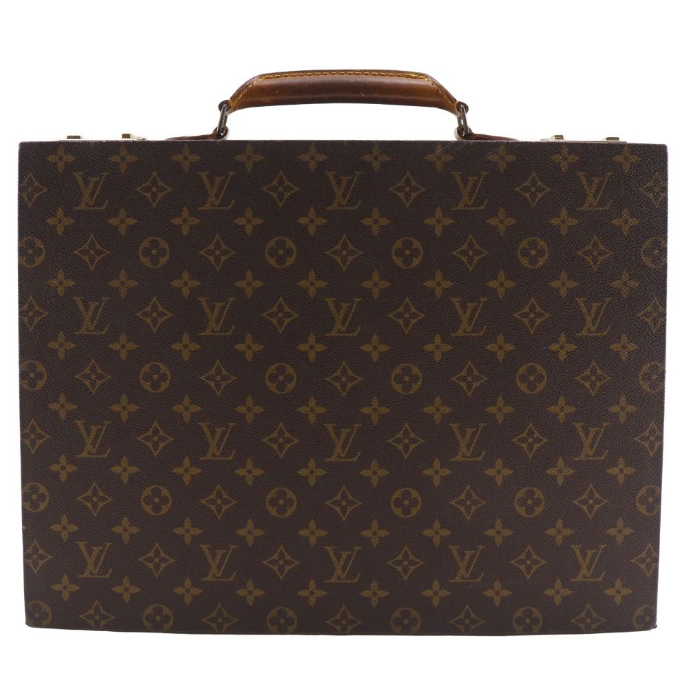 LOUIS VUITTON ルイ ヴィトン クラッシャー ハードケース アタッシュケース モノグラムキャンバス 茶 ユニセックス トランク