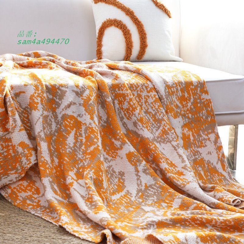 アート染めブランケットニットカジュアルブランケットオリジナルデザインリビングソファブランケット昼休みブランケットベッドルームベッド尾ブランケット am4a494470 MARWIL-DEMENAGEMENTS_CH
