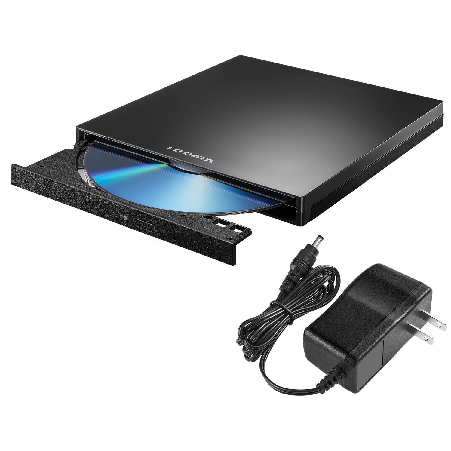 アイ オー データ IODATA ポータブルDVDドライブ 編集 再生 保存ソフト付き USB A対応 ACアダプター添付 バスパワー Windows|mac|Chrome OS対応 DVRP-UB8H